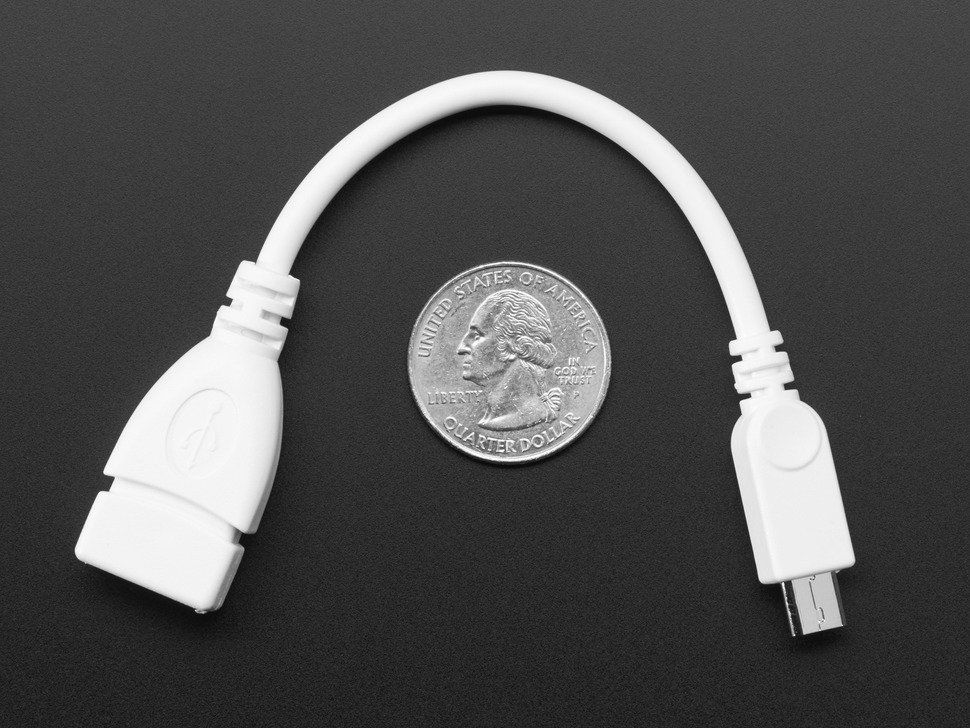 Official Raspberry Pi USB-B Male To USB-A Female OTG Adaptor Official