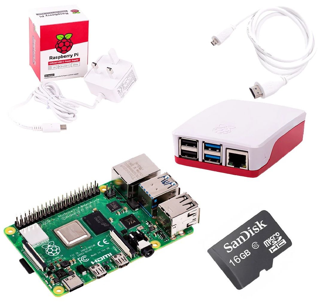 Silverline Raspberry Pi 4 Model B 1 Gb Starter Kit (IN STOCK) (1 PER CUSTOMER PER MONTH, DUPLICATE ORDERS WILL LEAD TO CANCELLATION CHARGES)