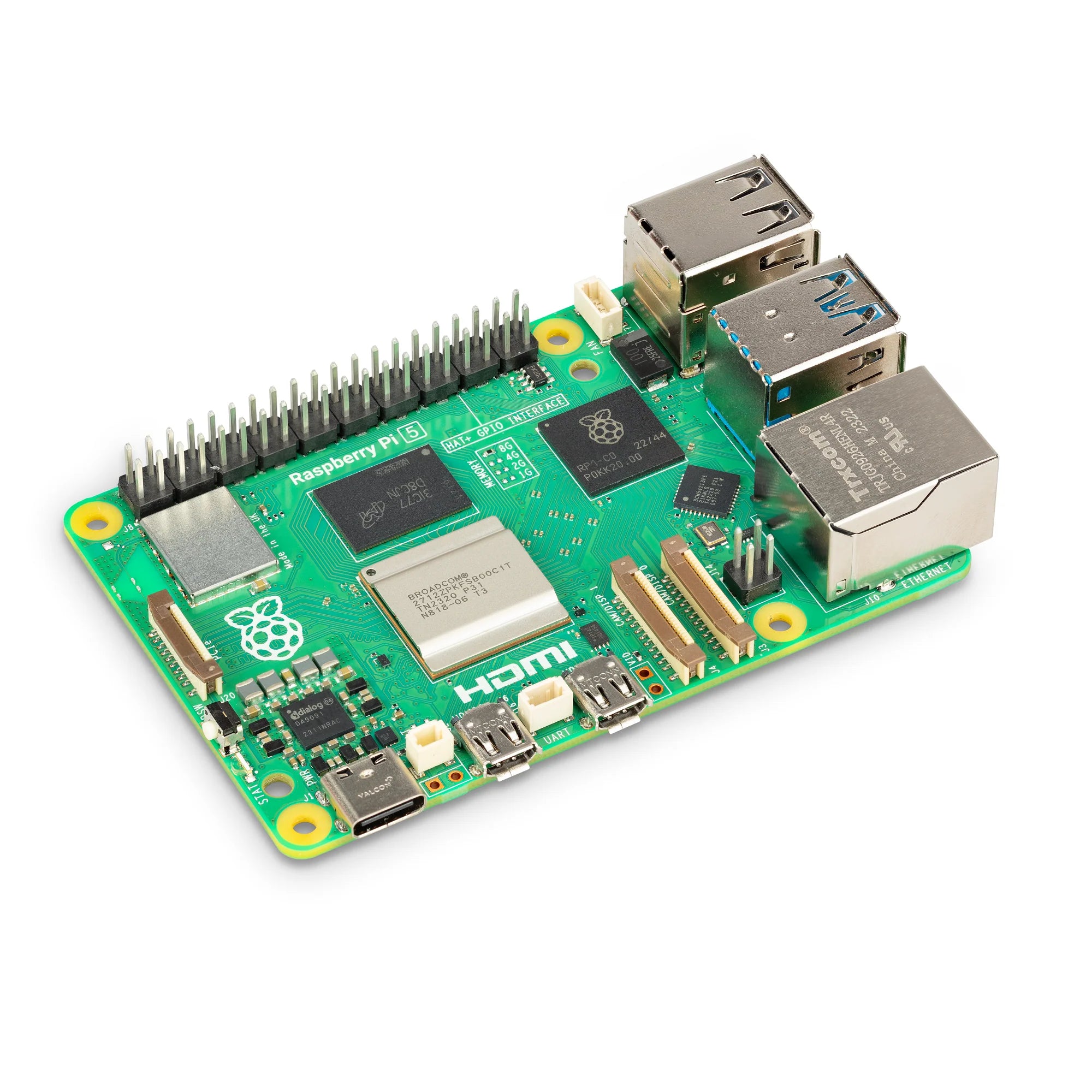 Raspberry Pi 5 Model B 4GB RAM Starter Kit  (INCLUDES PI 5 Official POWERSUPPLYOfficial Raspberry Pi Micro Hdmi to standard hdmi cable 2 m white) (IN Stock)