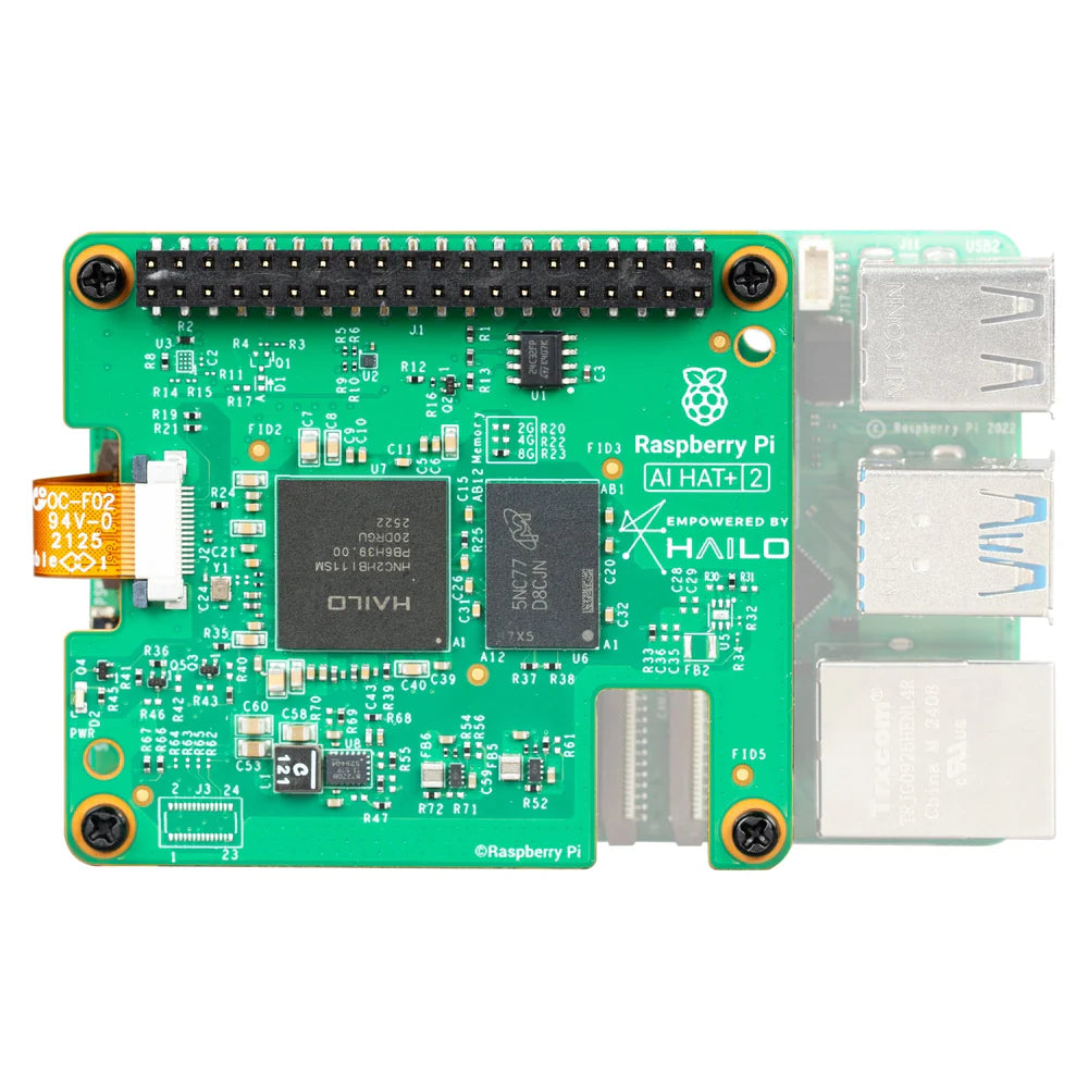 Raspberry Pi AI HAT+ 2 – Generative AI Accelerator with Hailo-10H for ...
