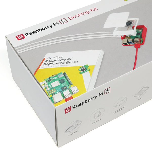 Official Raspberry Pi 5 Desktop Kit (With Official Raspberry Pi Beginn ...