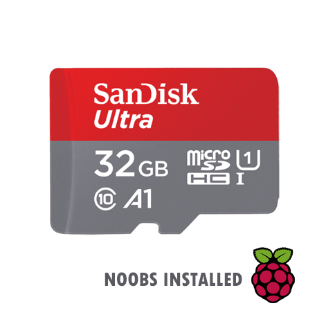 Sandisk 32GB microSD Card with NOOBS