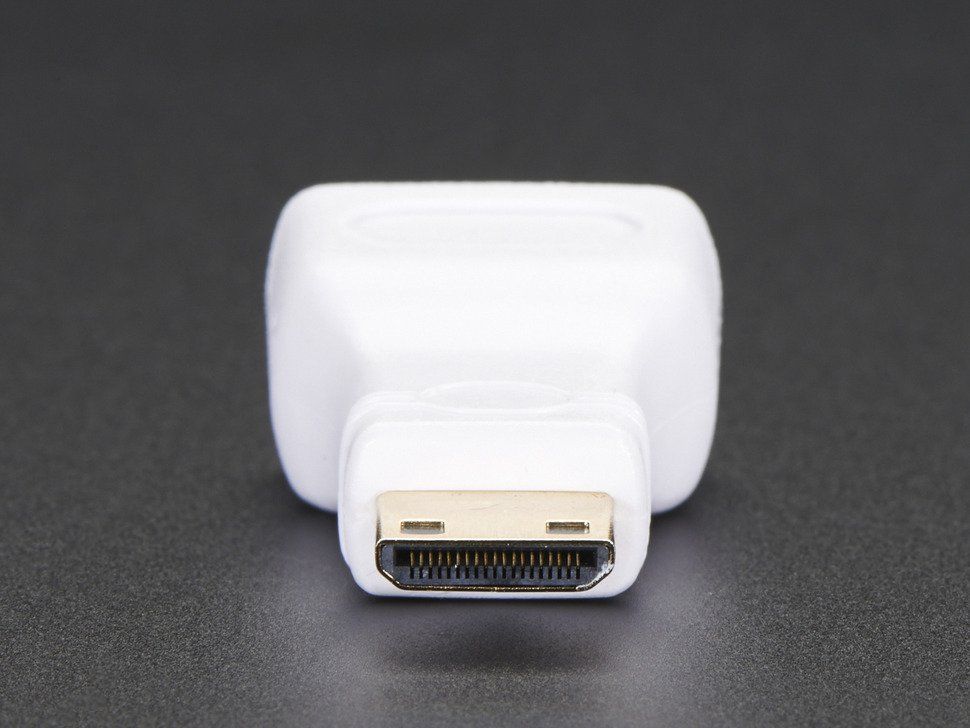Official Raspberry Pi Mini HDMI Plug to Standard HDMI Jack Adapterl