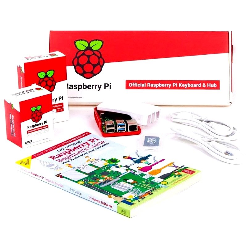 Official Raspberry Pi 4 Desktop Kit- With Raspberry Pi 4 Model B 4GB ...