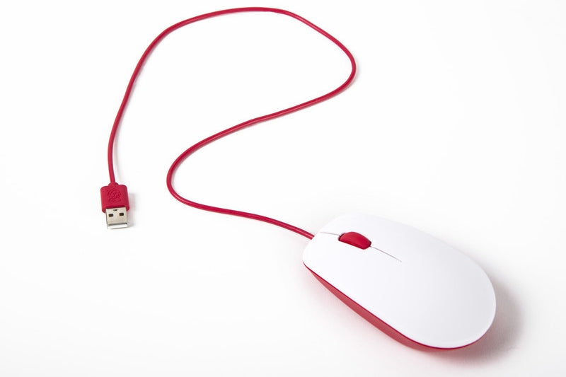 Official Raspberry Pi Mouse- Red & White