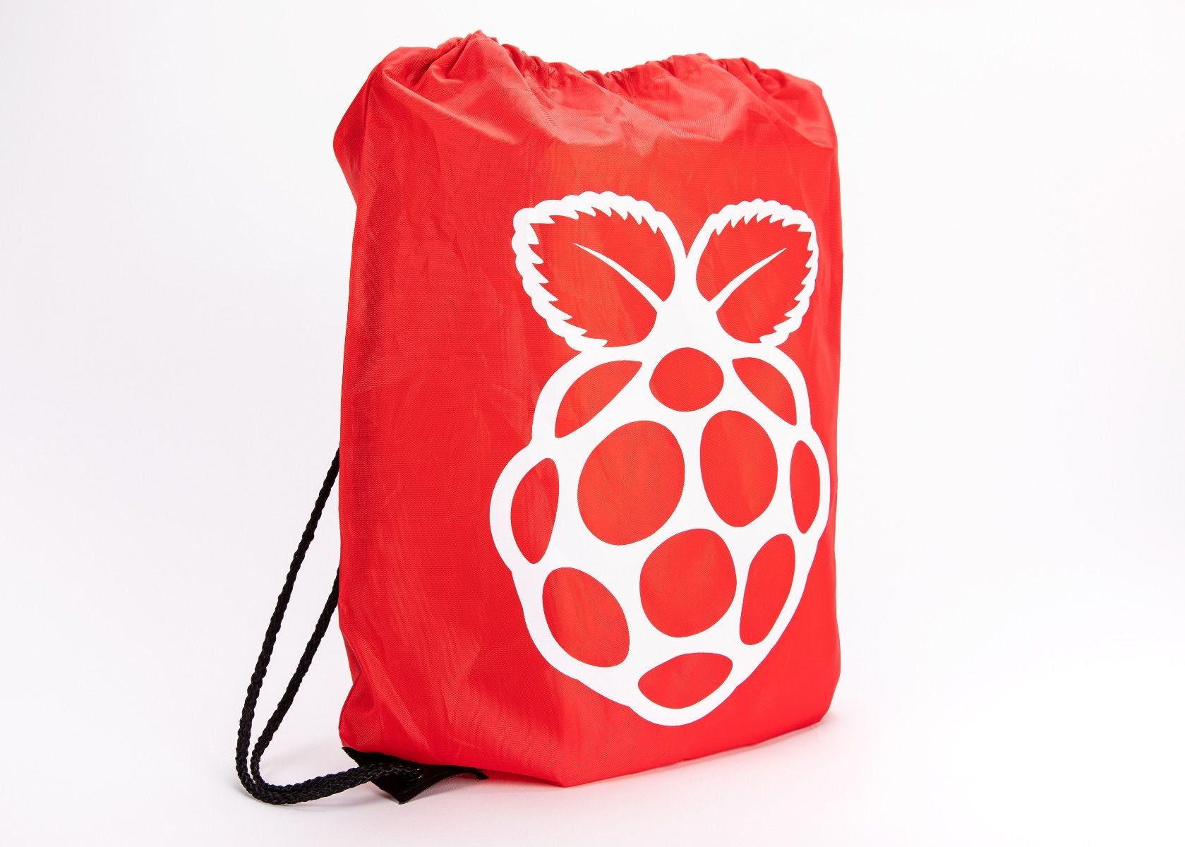 Raspberry Pi Official Red Drawstring Bag