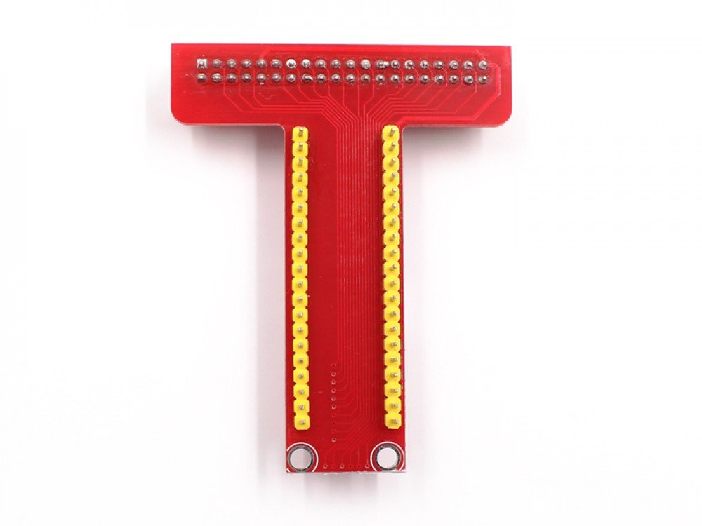 40 Pin Red GPIO Extension Board for Raspberry Pi (With GPIO Cable)