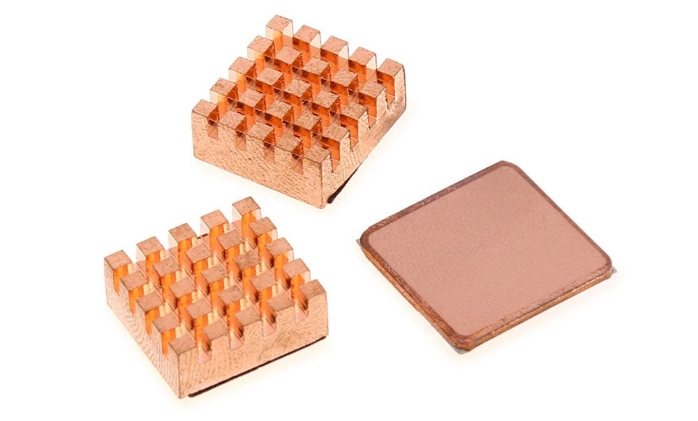 Ultra Strong High Quality Copper Heatsink Set For Raspberry Pi