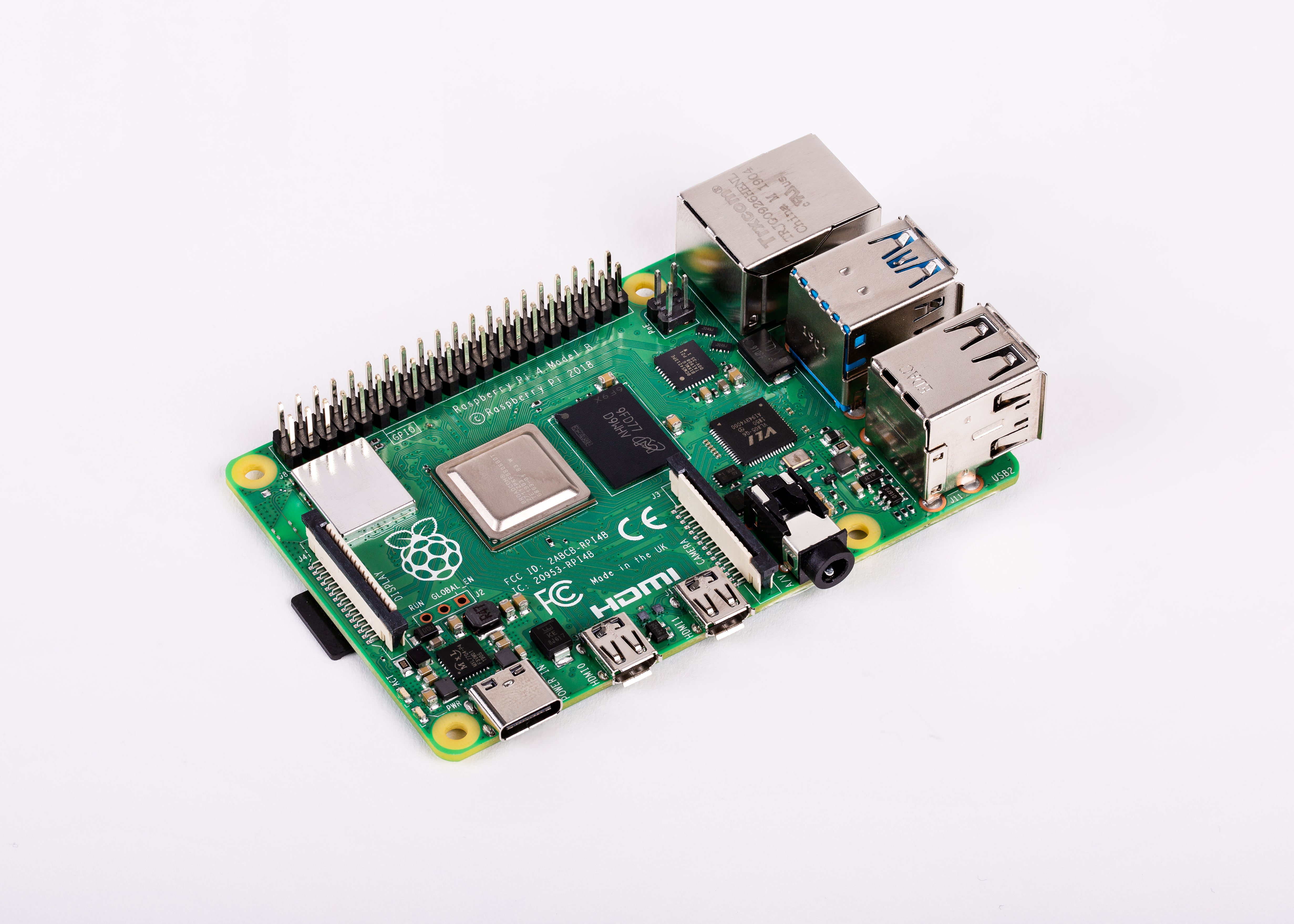 Official Original Raspberry Pi 4 Model B Dev Board or 4b Kit(G) RAM 1GB 2GB