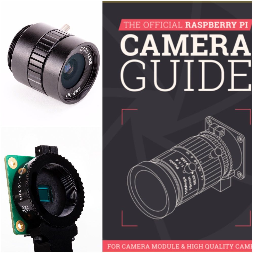 Official Raspberry Pi HQ Camera Bundle With 6mm Lens